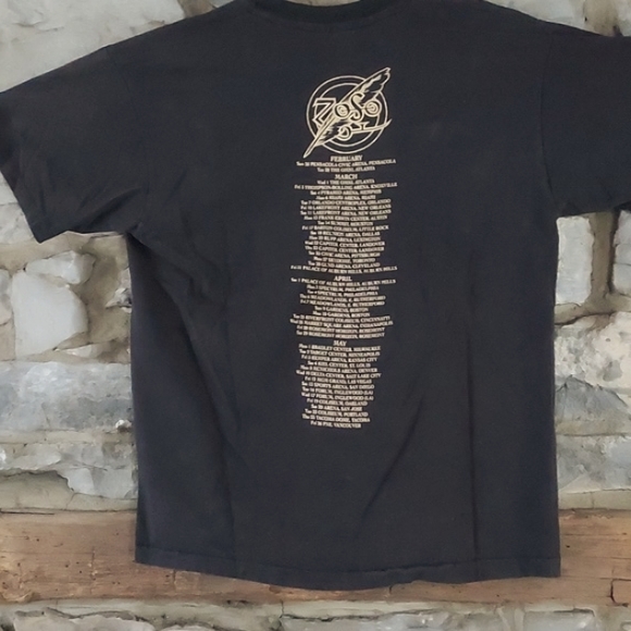 Vintage 1995 Jimmy Page Robert Plant Concert Tee - Picture 2 of 11